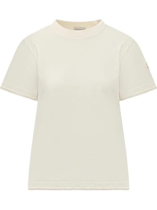 26SS 몽클레어 반팔 티셔츠 L10938C0002789AUO 034 PANNA