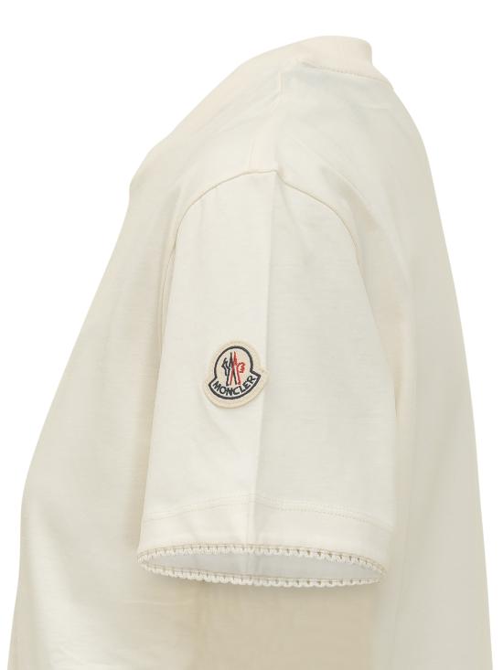 26SS 몽클레어 반팔 티셔츠 L10938C0002789AUO 034 PANNA - MONCLER