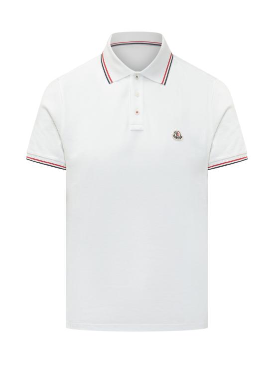 26SS 몽클레어 폴로 티셔츠 L10918A7030084556 001 BIANCO