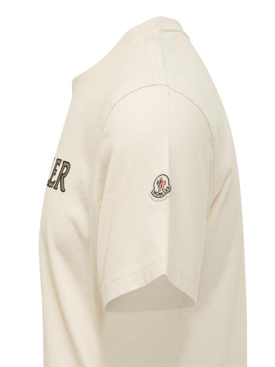 26SS 몽클레어 반팔 티셔츠 L10918C0007589B8U 060 CREMA - MONCLER