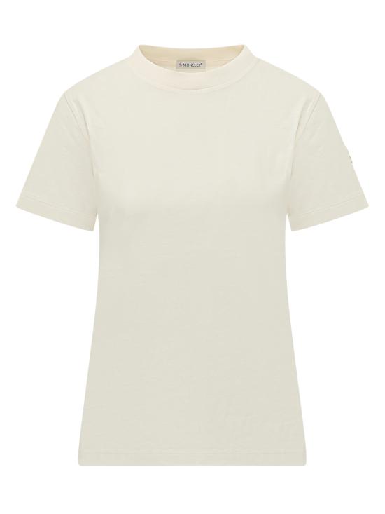 26SS 몽클레어 반팔 티셔츠 L10938C0002989AUO 034 PANNA