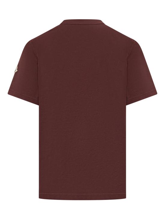 26SS 몽클레어 반팔 티셔츠 L10918C0007589B8U 480 BORDEAUX - MONCLER