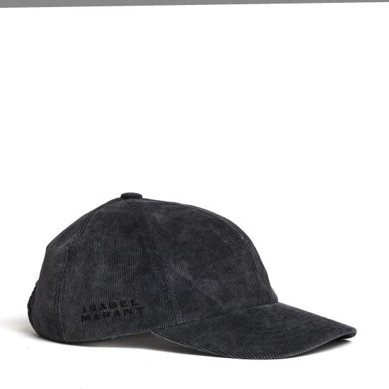 25FW 이자벨마랑 토마스 로고 볼캡 CQ053XFA C1C02A01VB BLACK - ISABEL MARANT