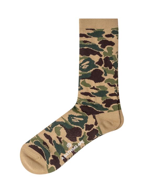 26SS 베이프 양말 001SOM301001M GREEN - BAPE