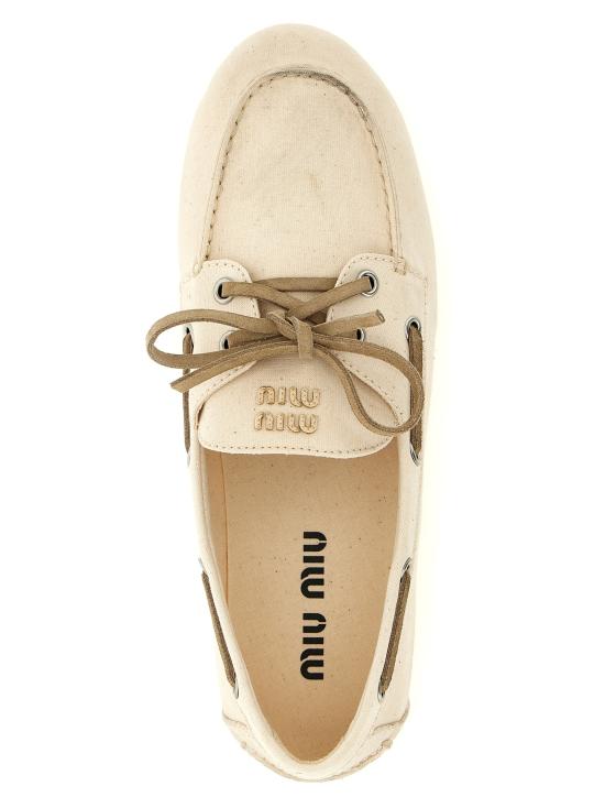 26SS 미우미우 로퍼 5D687EF005BVCF0379 Beige - MIU MIU