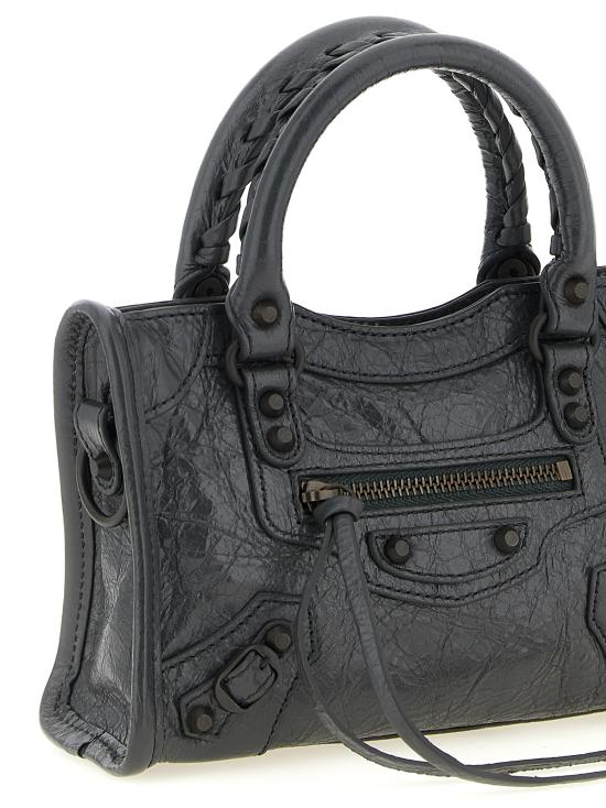 26SS 발렌시아가 르 시티 백 나노 8196712ABEK1251 Gray - BALENCIAGA