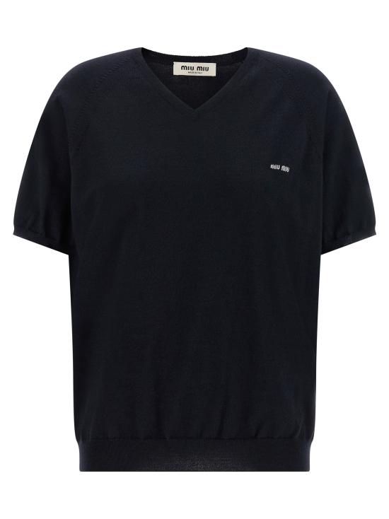 26SS 미우미우 스웨터 MML04VSOOO16WJF0H9Q Blue