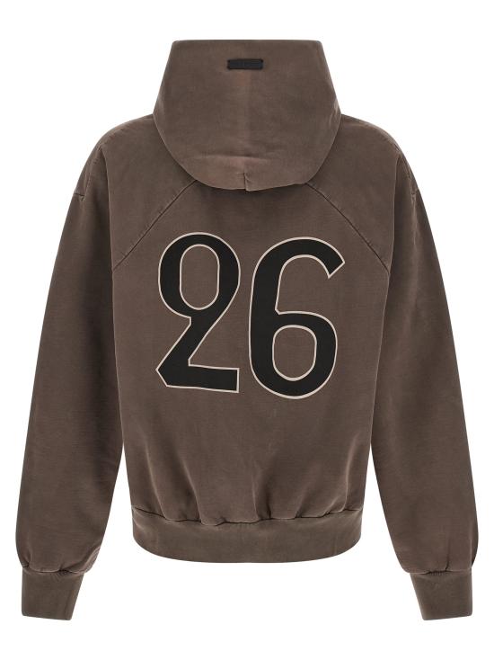 26SS 피어오브갓 후드 티셔츠 FG9M129936BHFFADEDBROWN Brown - FEAR OF GOD