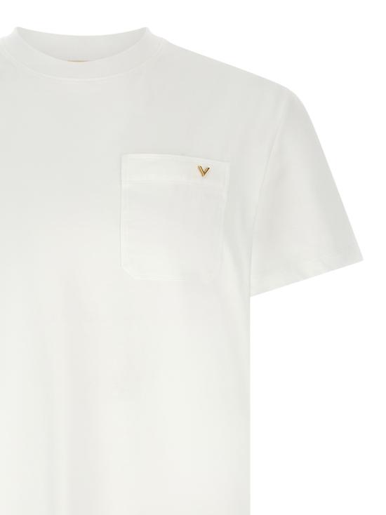 26SS 발렌티노 가라바니 반팔 티셔츠 8V0MG10VBGR0BO White - VALENTINO GARAVANI
