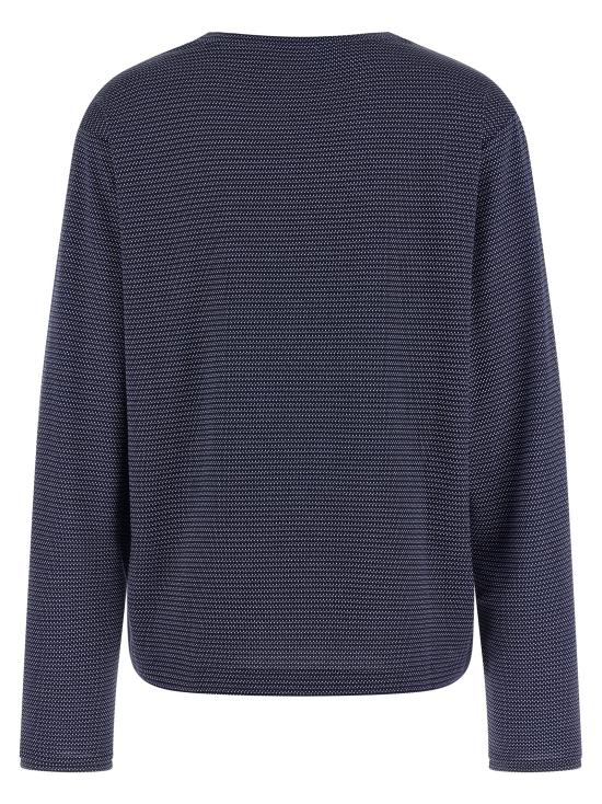 26SS 미우미우 긴팔 티셔츠 MJLA47SOOO19J4F0X32 Blue - MIU MIU