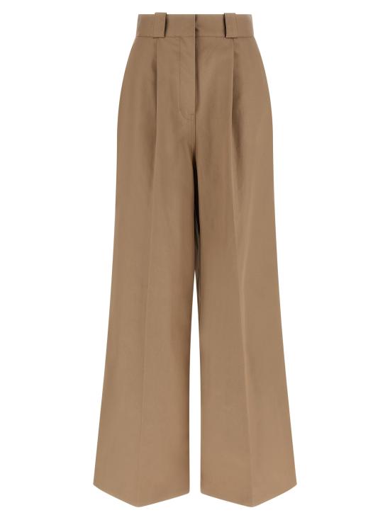 26SS 발렌시아가 스트레이트 팬츠 872311TKP079577 Beige