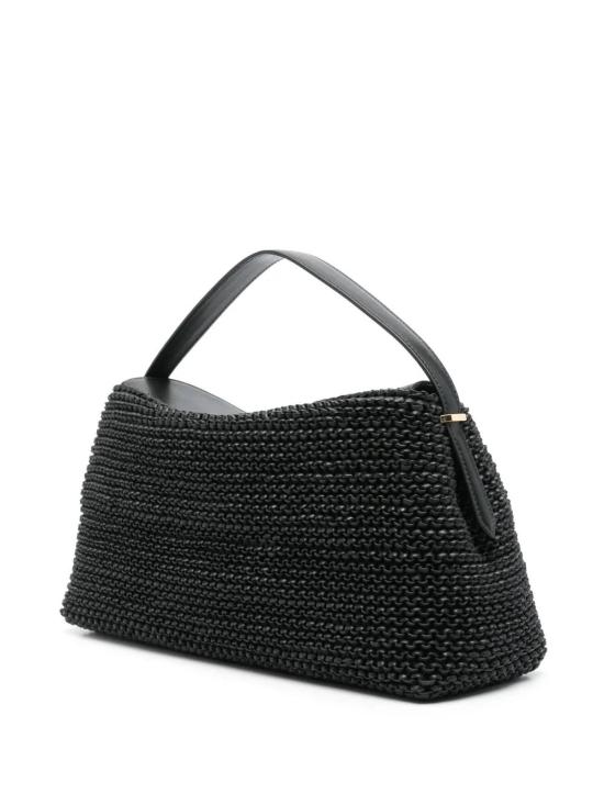 25SS 토템 T락 우븐 레더 탑핸들백 252WAL961LE0134001 BLACK - TOTEME