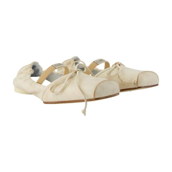 26SS MM6 메종마르지엘라 플랫 슈즈 S66WZ0037 P7706 HB496 beige - MM6 MAISON MARGIELA