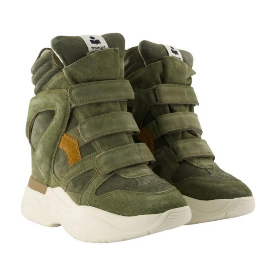 26SS 이자벨마랑 스니커즈 BK0009FA D2E07S MUKK khaki - ISABEL MARANT