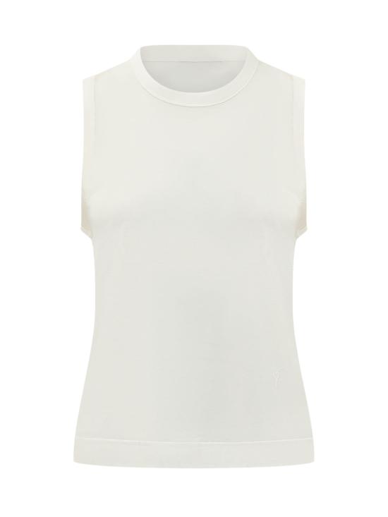 26SS 아미 민소매 티셔츠 FTP818JE0211 136 BLANC CREME