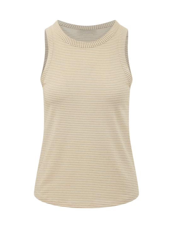 26SS 모모니 민소매 티셔츠 265MMOTS007265MO46 1076 PANNA ORO