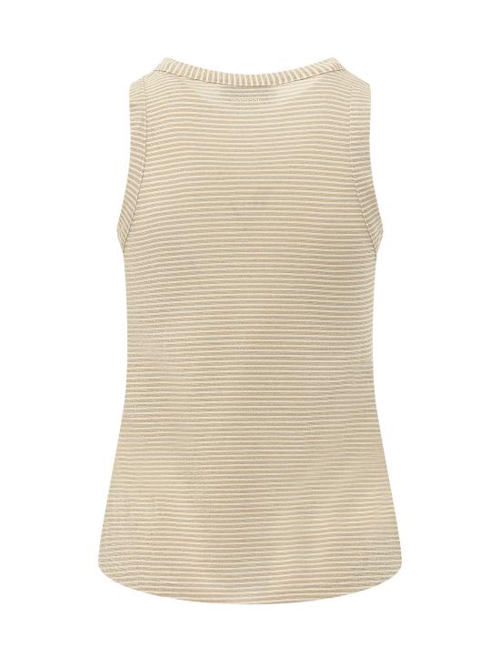 26SS 모모니 민소매 티셔츠 265MMOTS007265MO46 1076 PANNA ORO - MOMONI