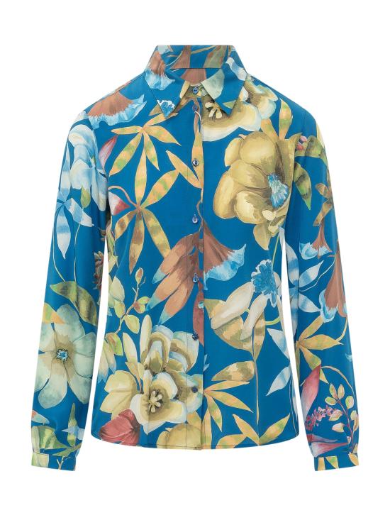 26SS 모모니 셔츠 261MMOSH00426101MO 8710 MULTICOLOR COBALTO