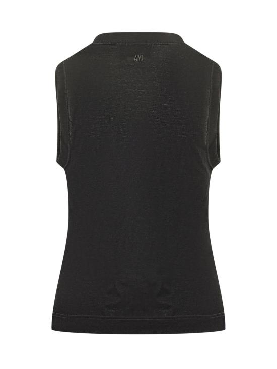 26SS 아미 민소매 티셔츠 FTP818JE0211 001 NOIR - AMI