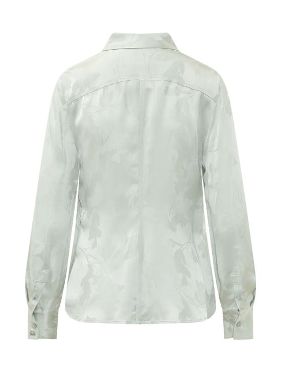 26SS 캘빈클라인 셔츠 LV044F107G 3Q0 PALE MEADOW JACQUARD FLORAL CUTTING - CALVIN KLEIN