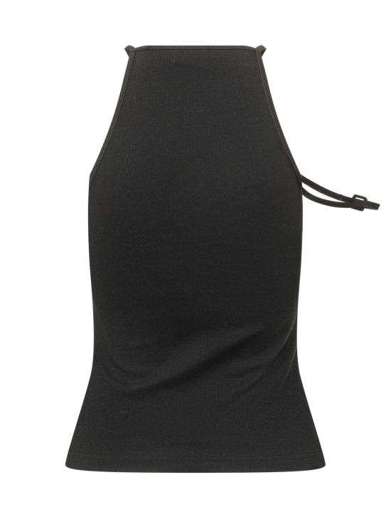 26SS 쿠레쥬 민소매 티셔츠 226JDE164JS0285 9999 BLACK - COURREGES