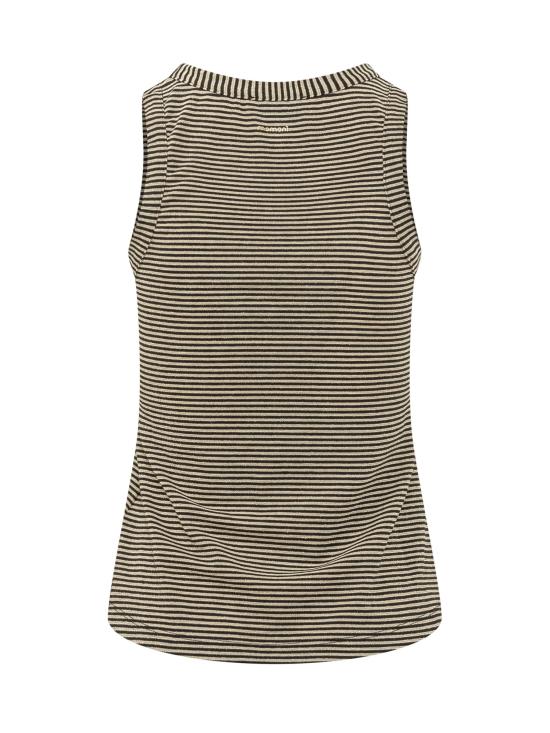 26SS 모모니 민소매 티셔츠 265MMOTS007265MO46 9010 NERO PANNA - MOMONI