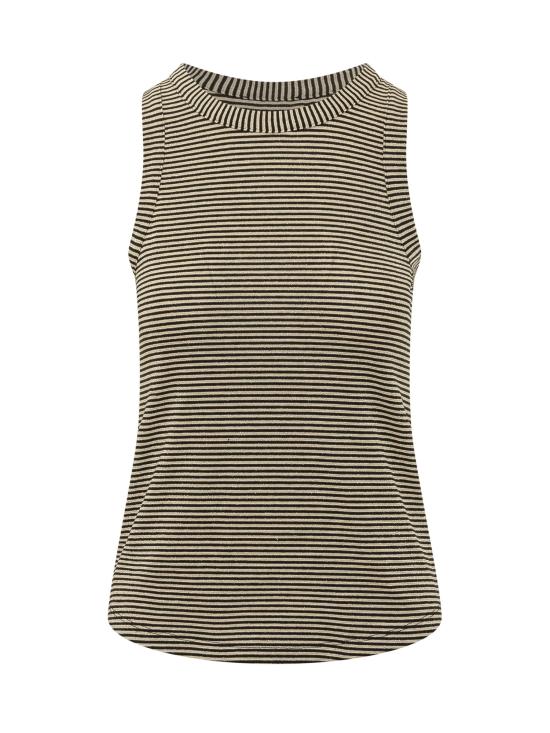 26SS 모모니 민소매 티셔츠 265MMOTS007265MO46 9010 NERO PANNA