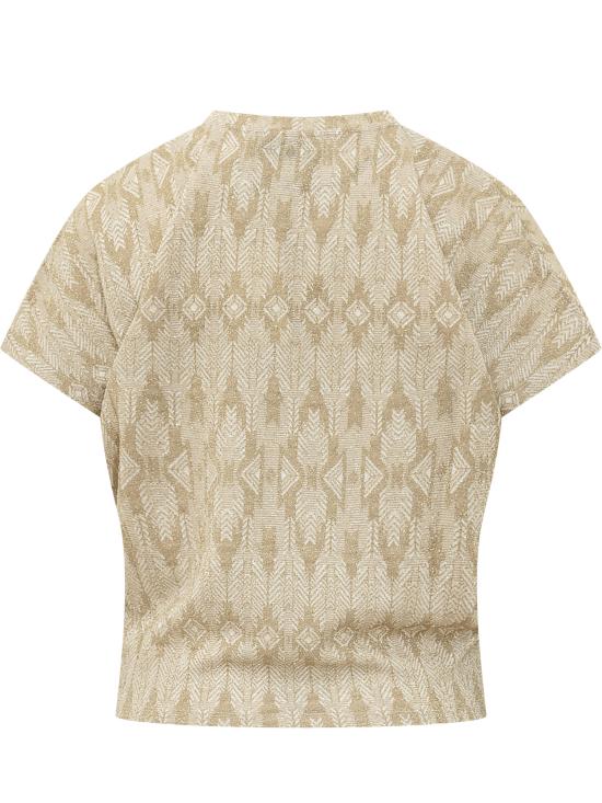 26SS 모모니 반팔 티셔츠 265MMOTS008265MO23 9049 BEIGE ORO - MOMONI