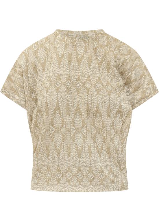 26SS 모모니 반팔 티셔츠 265MMOTS008265MO23 9049 BEIGE ORO