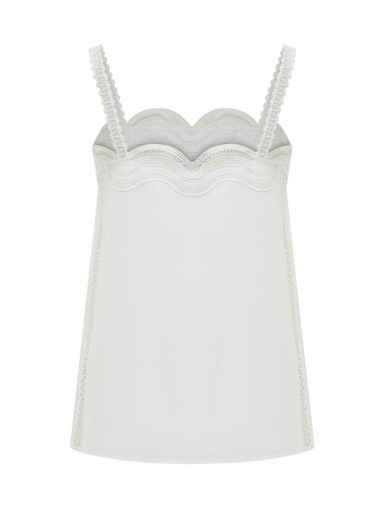 26SS 보스 민소매 티셔츠 50556731 100 WHITE - BOSS