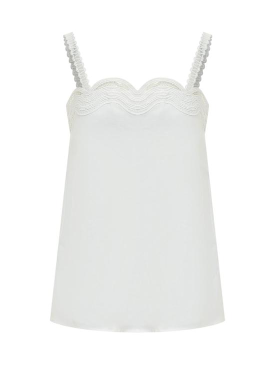 26SS 보스 민소매 티셔츠 50556731 100 WHITE