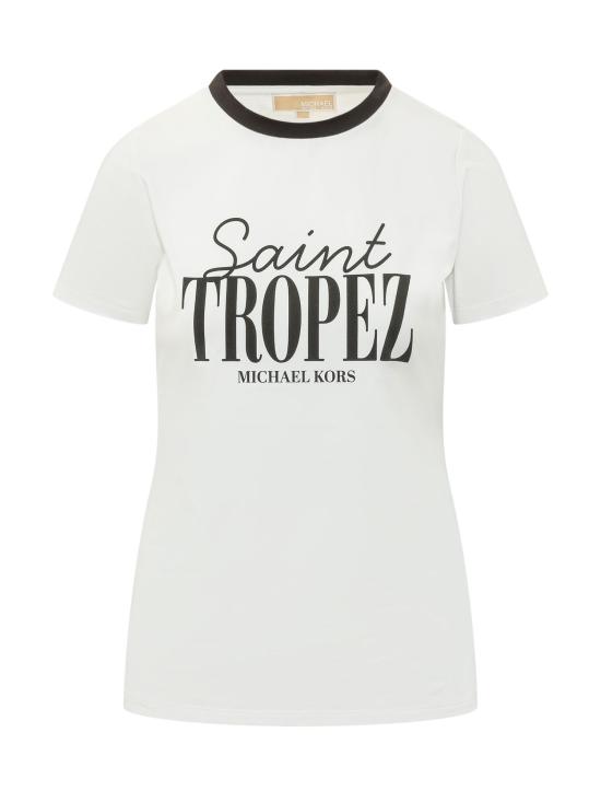 26SS 마이클 코어스 반팔 티셔츠 MS6520FANU 100 WHITE