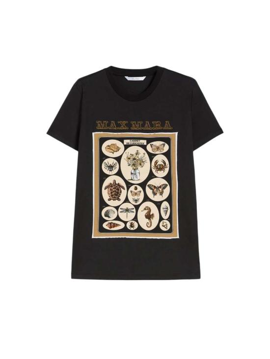 26SS 막스마라 반팔 티셔츠 2611941062 018 FDO NERO