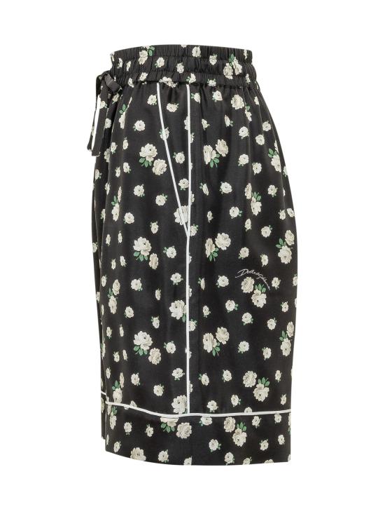 26SS 돌체앤가바나 숏팬츠 FTDKSTIS13H HX6BY ROSEL BCO F NERO - DOLCE & GABBANA