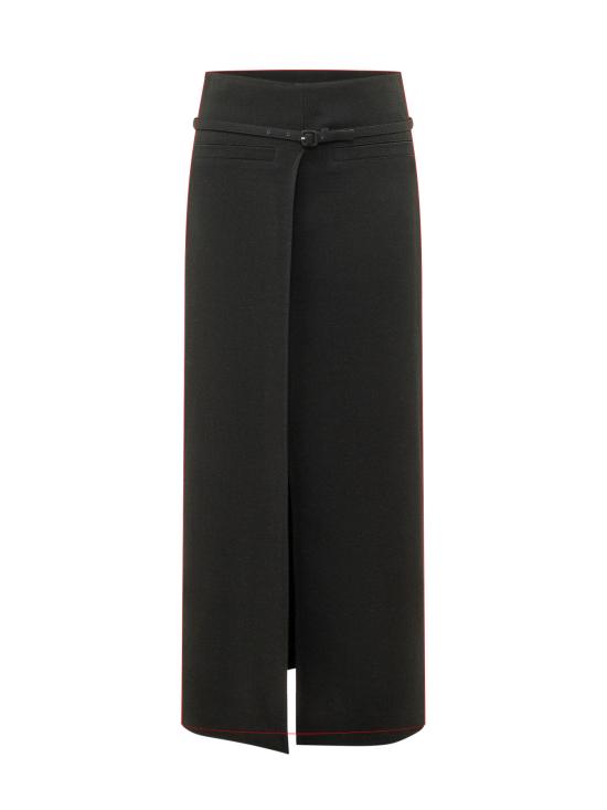 26SS 쿠레쥬 롱 스커트 226CJU369WO0113 9999 BLACK