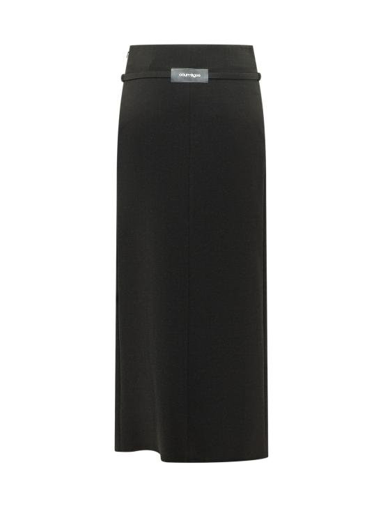 26SS 쿠레쥬 롱 스커트 226CJU369WO0113 9999 BLACK - COURREGES