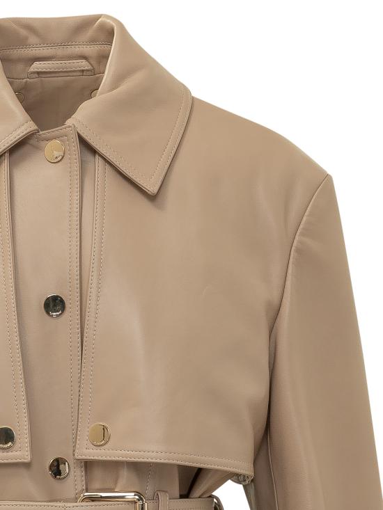 26SS 스포트막스 가죽 자켓 2612441013600 001 BEIGE - SPORTMAX