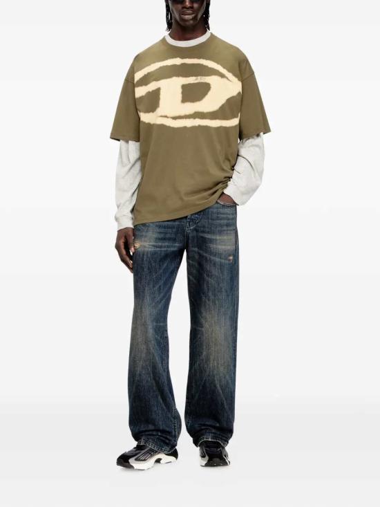 26SS 디젤 T-박스트-블리치 티셔츠 A148720QKAS 51F - DIESEL