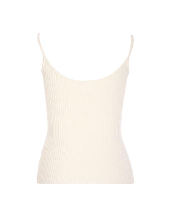 26SS 쿠레쥬 민소매 티셔츠 PERMDE012FI0001 White - COURREGES