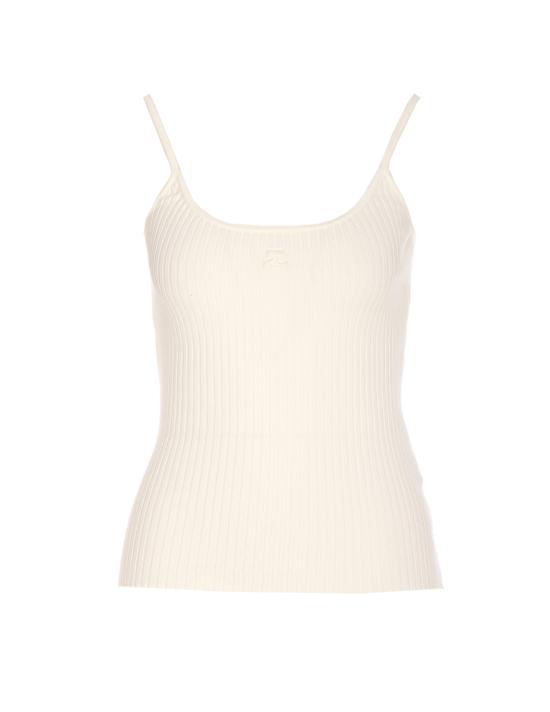 26SS 쿠레쥬 민소매 티셔츠 PERMDE012FI0001 White