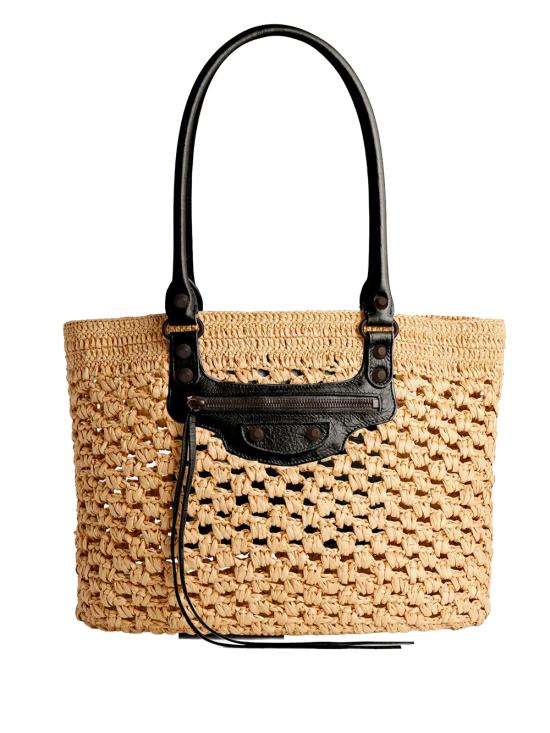 26SS 발렌시아가 토트백 866501 2ACGC 9260 NATURAL BLACK