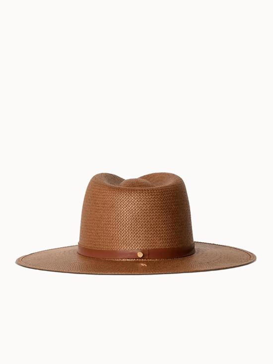  자네사레온 모자 Janessa Leone Sherman Hat 브라운 - JANESSA LEONE