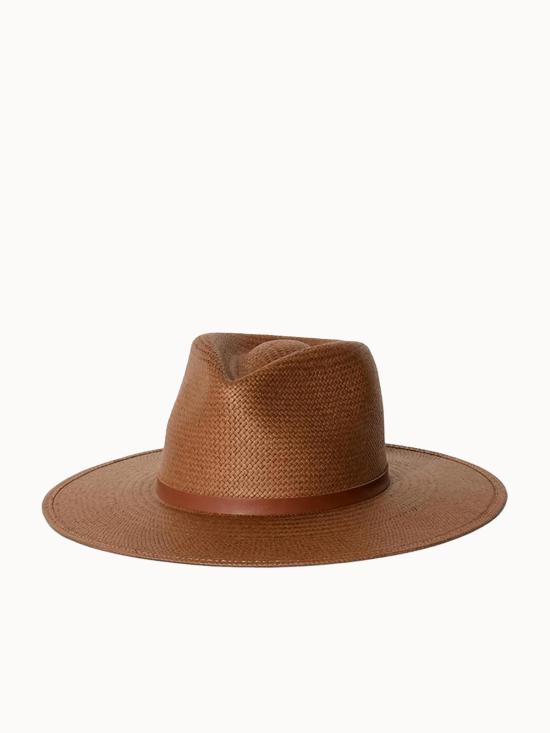  자네사레온 모자 Janessa Leone Sherman Hat 브라운