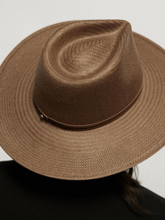  자네사레온 모자 Janessa Leone Sherman Hat 브라운 - JANESSA LEONE