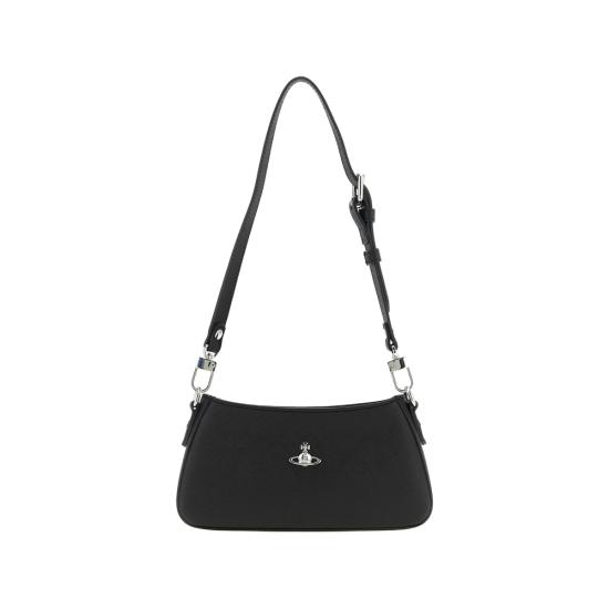 26SS 비비안웨스트우드 타샤 숄더 폰백 5801000JW S0021 N401 BLACK