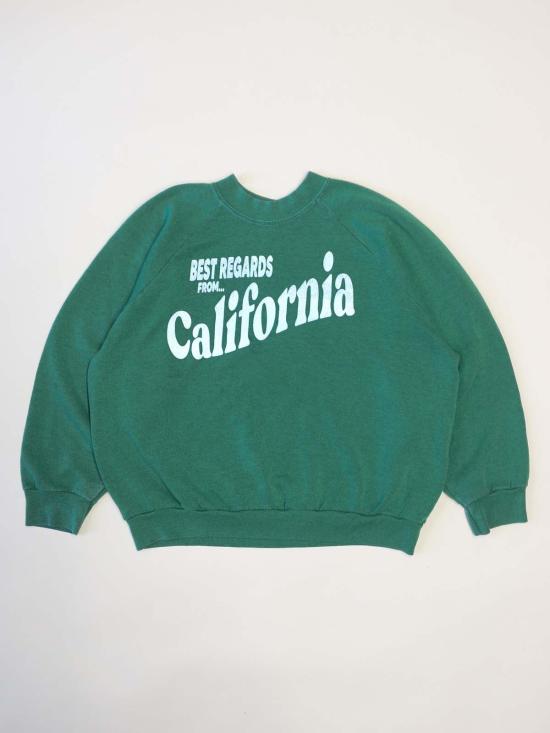  베스트 리가즈 긴팔 티셔츠 업사이클링 스웨트셔츠 그린, 안녕하십니까? - BEST REGARDS