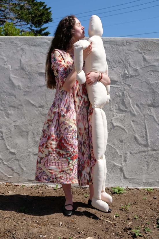  줄리아 호이어 롱 원피스 Julia Heuer 우마 핸드플리츠 드레스 짐 - JULIA HEUER