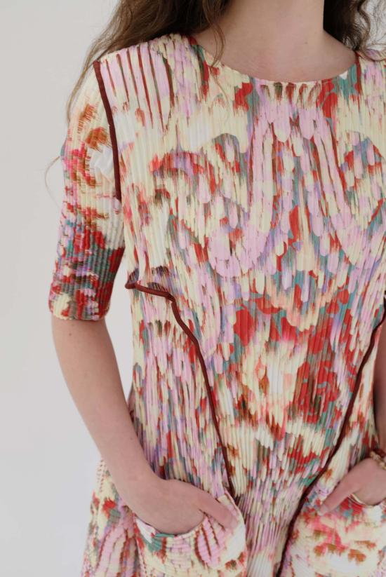  줄리아 호이어 롱 원피스 Julia Heuer 우마 핸드플리츠 드레스 짐 - JULIA HEUER