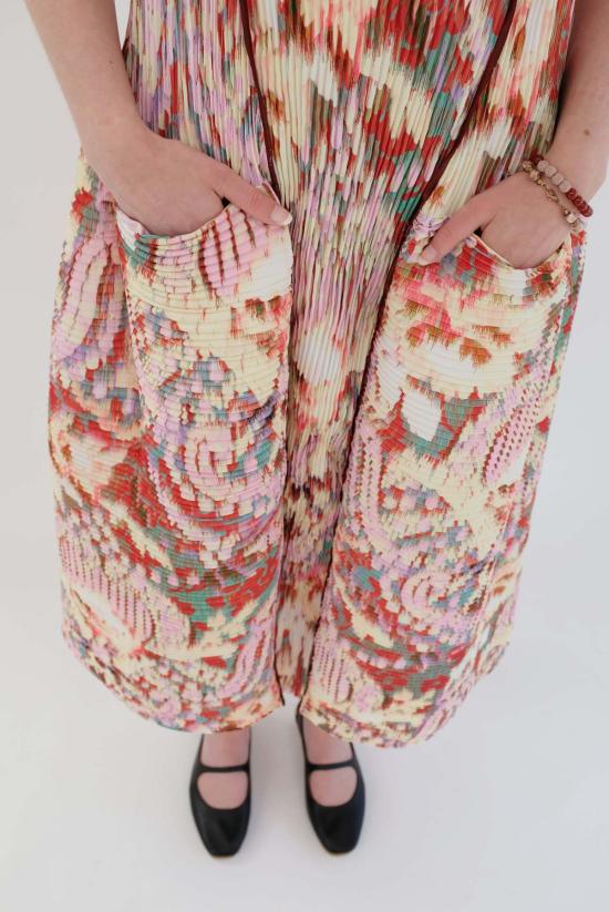  줄리아 호이어 롱 원피스 Julia Heuer 우마 핸드플리츠 드레스 짐 - JULIA HEUER