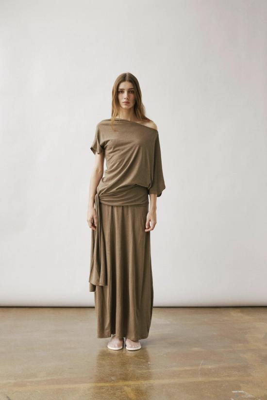 26SS VICTORIA CHAN 롱 스커트 SS26117MOM AB024612 M - VIKTORIA CHAN